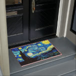 Van Gogh - Starry Night Fußmatte<br><div class="desc">Starry Night, berühmtes Kunstwerk von Vincent van Gogh</div>