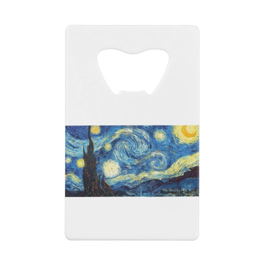 van gogh Starry night Geldbeutel Flaschenöffner (Vorderseite)