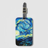 Van Gogh - Starry Night Gepäckanhänger (Vorderseite Vertikal)