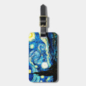 Van Gogh - Starry Night Gepäckanhänger (Vorderseite vertikal)