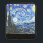 VAN GOGH Starry Night Gepräckgriffwickel<br><div class="desc">"van gogh vincent",  Sternennacht,  "berühmtes Gemälde",  Vintag,  Sterne,  Himmel,  "Fine Art",  blau</div>
