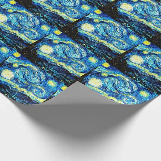 Van Gogh - Starry Night Geschenkpapier (Ecke)