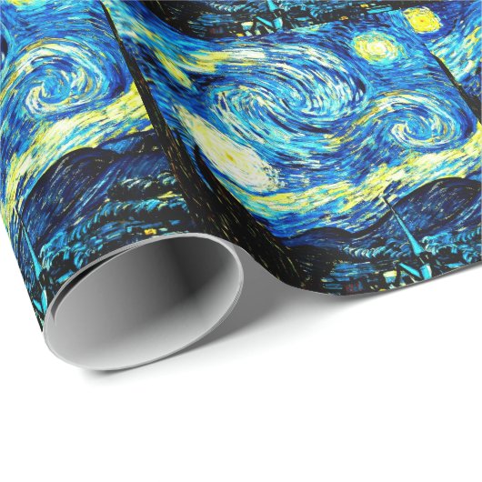 Van Gogh - Starry Night Geschenkpapier (Rolleneckpunkt)