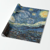 Van Gogh Starry Night Geschenkpapier (Ungerollt)