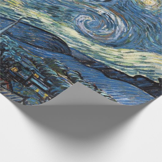 Van Gogh Starry Night Geschenkpapier (Ecke)