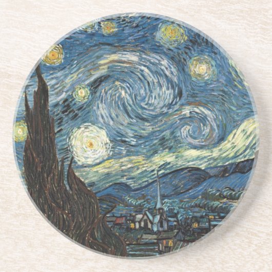 Van Gogh Starry Night Getränkeuntersetzer (Vorne)