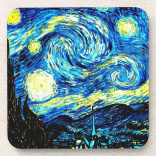 Van Gogh - Starry Night Getränkeuntersetzer