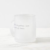 Van Gogh Starry Night Gratitude Artistic Uplifting Mattglastasse (Vorderseite Links)