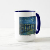 Van Gogh Starry Night Gratitude Artistic Uplifting Tasse (VorderseiteRechts)