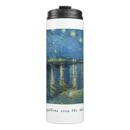 Van Gogh Starry Night Gratitude Artistic Uplifting Thermosbecher