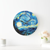 Van Gogh - Starry Night Große Wanduhr (Zuhause)