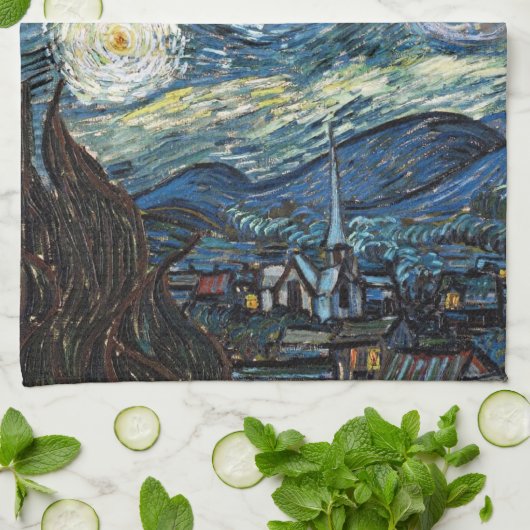 Van Gogh Starry Night Handtuch (Gefaltet)
