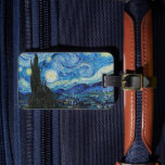 Van Gogh Starry Night. Impressionismus Vintage Kun Gepäckanhänger<br><div class="desc">Van Gogh "The Starry Night" Gepäckanhänger. Blauer Impressionismus Vintage Kunst.</div>