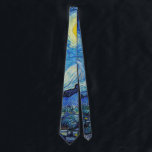 Van Gogh Starry Night. Impressionismus Vintage Kun Krawatte<br><div class="desc">Van Gogh "The Starry Night" Krawatte.</div>