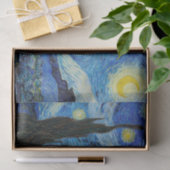 Van Gogh Starry Night. Impressionismus Vintage Kun Seidenpapier (Geschenk)