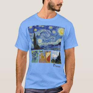 Van Gogh Starry Night, Ire, Saal mit Vorsitz, T-Shirt