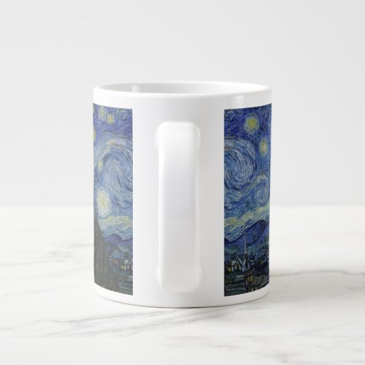 Van Gogh Starry Night Jumbo-Tasse (Rückseite)