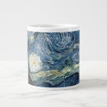 Van Gogh Starry Night Jumbo-Tasse<br><div class="desc">Meisterwerk der Vincent Van Gogh Starry Night,  Vintage Kunstwerke zu modernen Produkten aus Zazilicious</div>