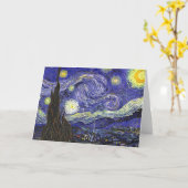 Van Gogh Starry Night Karte (Gelbe Blume)