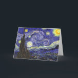 Van Gogh Starry Night Karte<br><div class="desc">Van Gogh Starry Night</div>