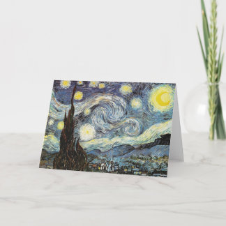 Van Gogh Starry Night Karte