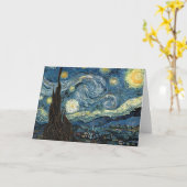 Van Gogh Starry Night Karte (Gelbe Blume)