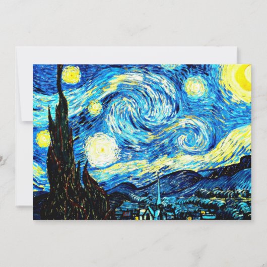 Van Gogh - Starry Night Karte (Vorderseite)