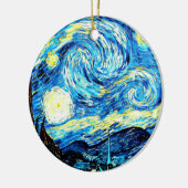 Van Gogh, Starry Night Keramik Ornament (Links)
