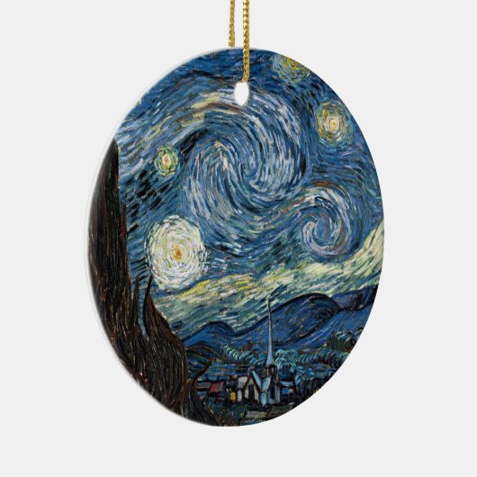 Van Gogh Starry Night Keramik Ornament (Rechts)