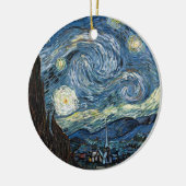 Van Gogh Starry Night Keramik Ornament (Links)