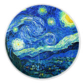 Van Gogh, Starry Night Keramikknauf (Vorderseite)
