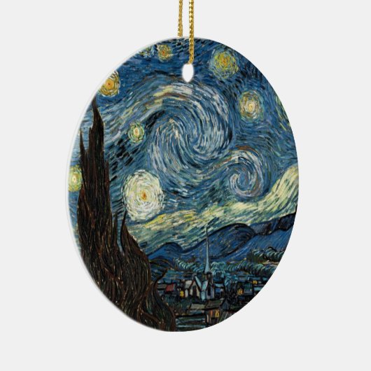Van Gogh Starry Night Keramikornament (Rechts)