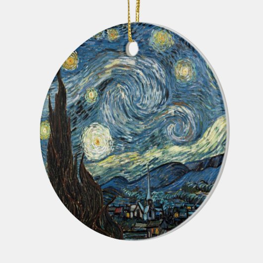 Van Gogh Starry Night Keramikornament (Links)