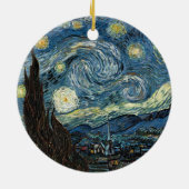 Van Gogh Starry Night Keramikornament (Hinten)