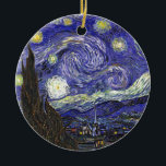 Van Gogh Starry Night Keramikornament<br><div class="desc">Van Gogh Starry Night</div>