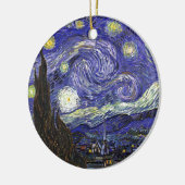 Van Gogh Starry Night Keramikornament (Links)