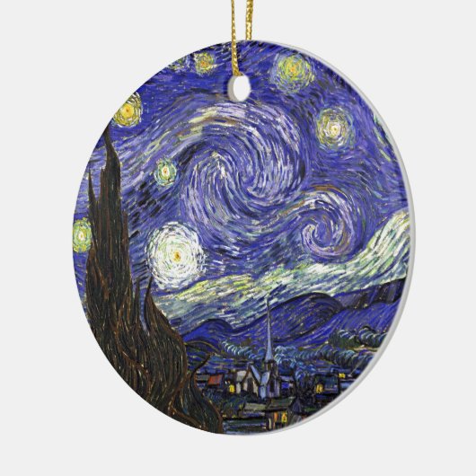 Van Gogh Starry Night Keramikornament (Links)