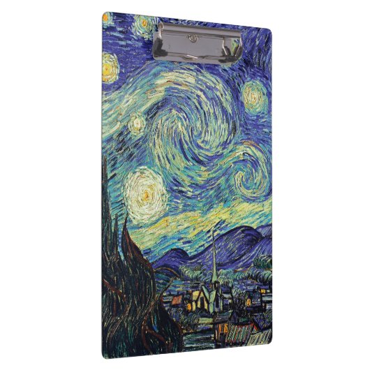 Van Gogh Starry Night Klemmbrett (Rechts)