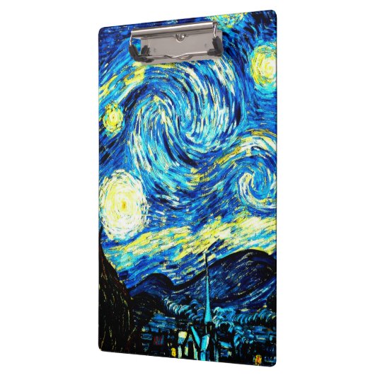 Van Gogh - Starry Night Klemmbrett (Links)