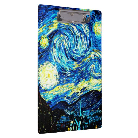Van Gogh - Starry Night Klemmbrett (Rechts)