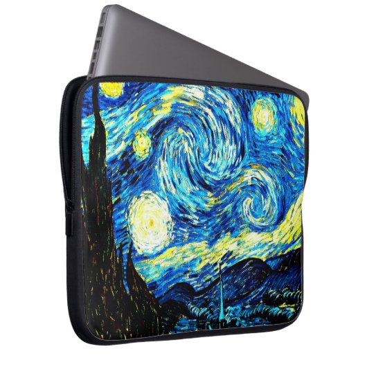 Van Gogh - Starry Night Laptopschutzhülle (Vorne Rechts)