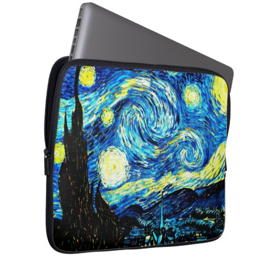 Van Gogh - Starry Night Laptopschutzhülle (Vorne Rechts)