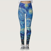 Van Gogh Starry Night Leggings (Vorderseite)