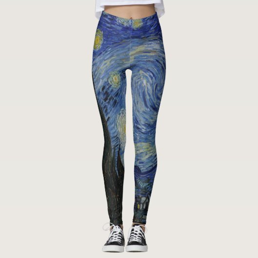 Van Gogh - Starry Night Leggings (Vorderseite)