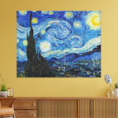 Van Gogh - Starry Night Leinwanddruck (Insitu (Wohnzimmer))