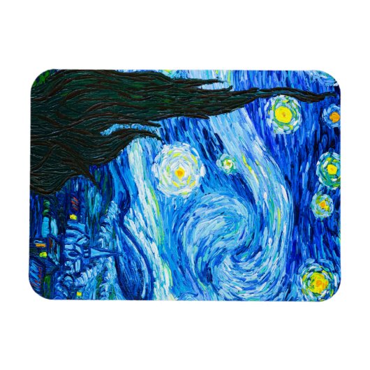 Van Gogh Starry Night Magnet (Horizontal)
