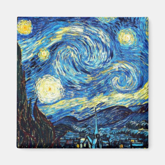 Van Gogh - Starry Night Magnet (Vorne)