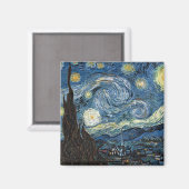 Van Gogh Starry Night Magnet (Vorderseite/Rückseite)