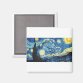 van gogh Starry night Magnet (Vorderseite/Rückseite)