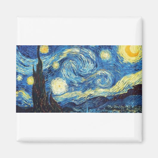 van gogh Starry night Magnet (Vorne)